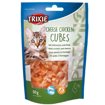 Trixie Cheese Chicken Cubes przysmak dla kota 50 g