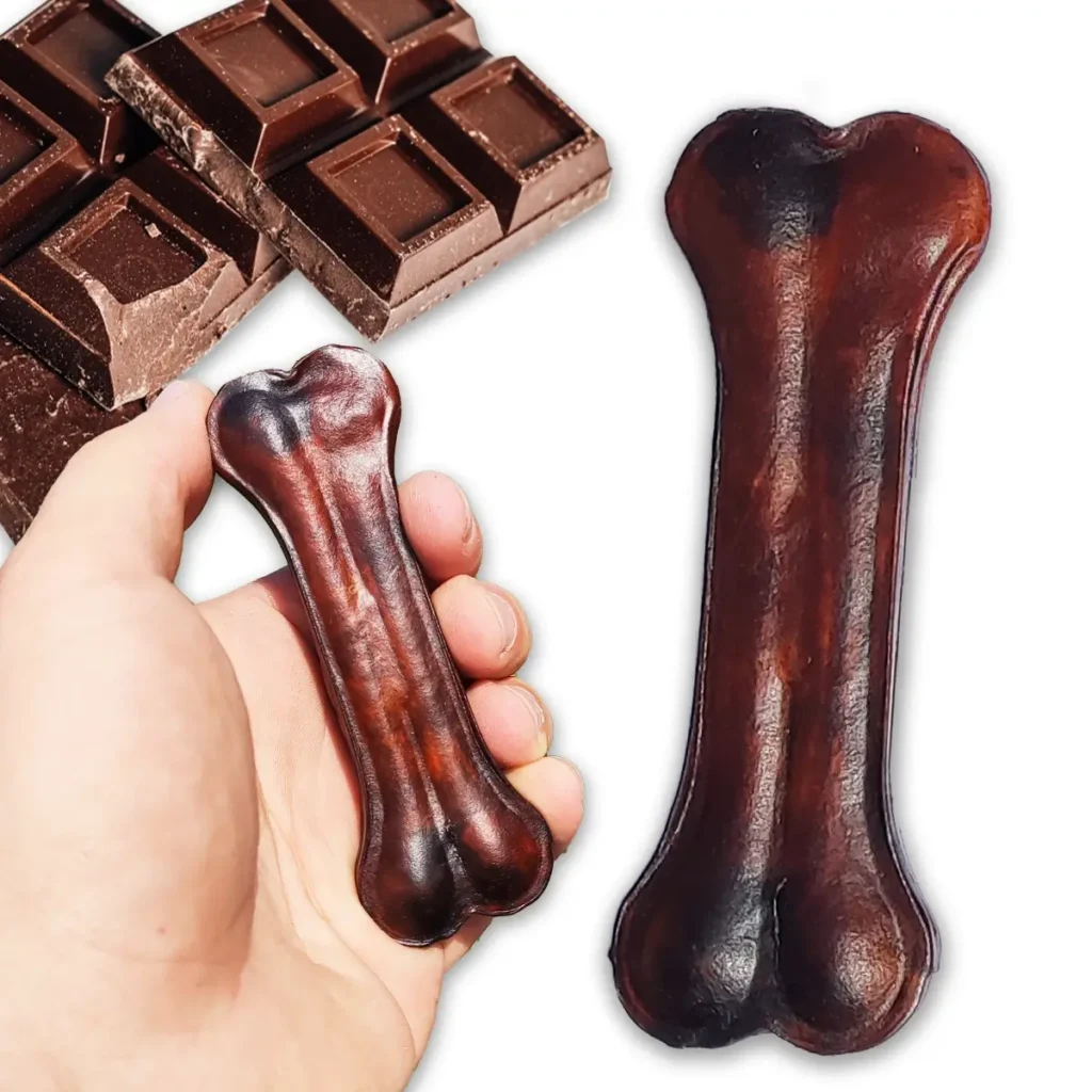 Kość czekoladowa dla psa 10 cm