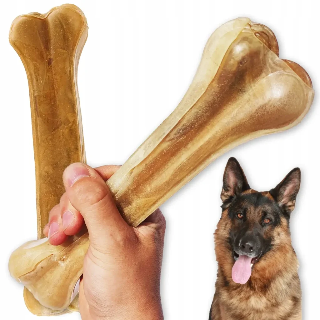 kość naturalna prasowana 30 cm dla psa