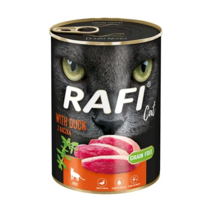 Rafi dla kota mokra karma 400 g z kaczką