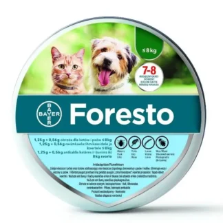 Bayer Foresto Obroża dla kotów i psów poniżej 8 kg