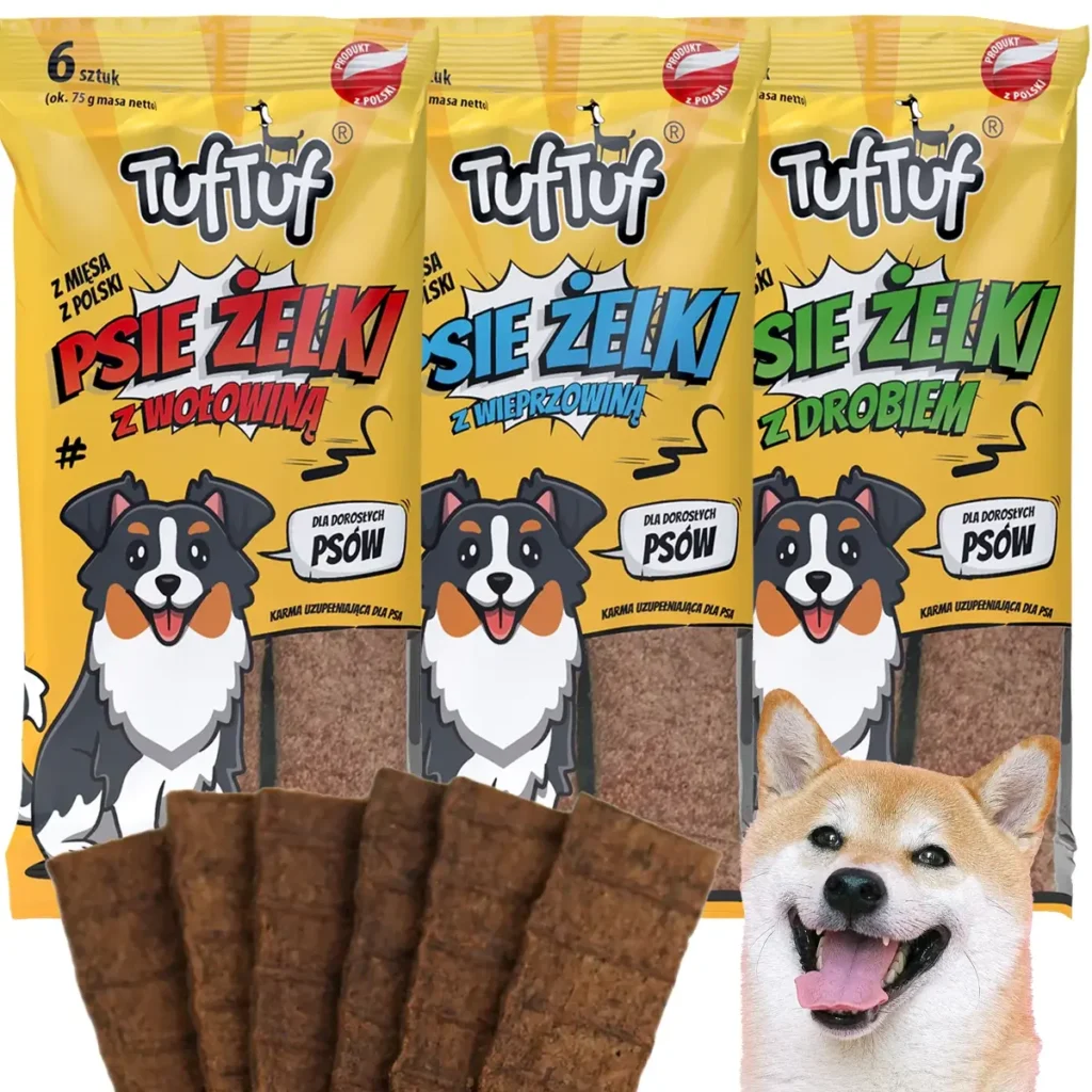 psie żelki tuf tuf dla psa mix smaków